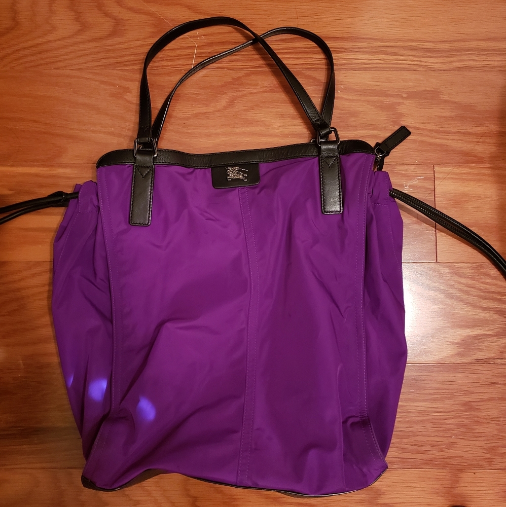 Burberry nylon bag ..with paper bag